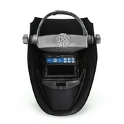 Welding Helmet, 2 Arc Sensors, 3 Operating Modes, Auto-Darkening, Digital, 6 sq in Viewing, Black