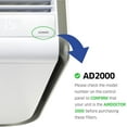 thumbnail image 5 of AirDoctor 2000 Genuine Replacement Pre-Filter, 14x11.75x1 in., MERV 14, 3-Pack, 5 of 6