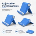 thumbnail image 4 of Multi Angle Tablet and Cell Phone Stand Holder, Desktop Device Stand for Compatible Phones, Tablets and E-Readers, TIKA, 4 of 7