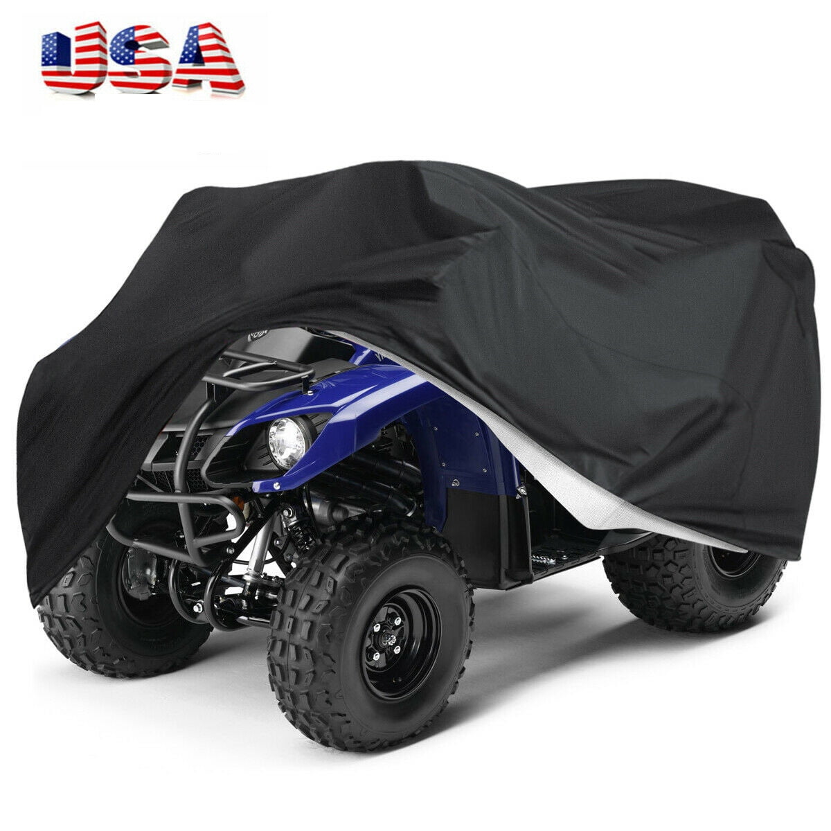 XL Waterproof Full ATV Quad Bike Cover Rain Dust Heatproof UV Protection Outdoor 