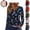 Navy, variant on Mfakffe Christmas Womens T Shirts Long Sleeve V Neck Tops Comfortable Christmas Graphic Shirt Lightweight Pullover Tee