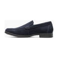 thumbnail image 5 of Men's Stacy Adams Pelton Moc Toe Slip On Work Shoes Navy Suede 25601-415, 5 of 7