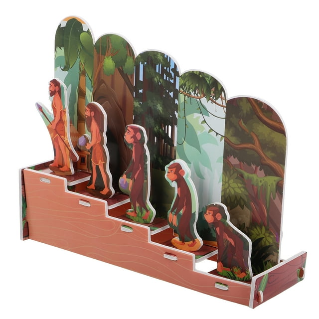 MOVTOTOP Human Evolution Puzzle For Kids Science Toys Puzzle Science Model Brain Teasers Games Popular Science Model Stem Toys Brain Teasers Model Kits Human Physiology