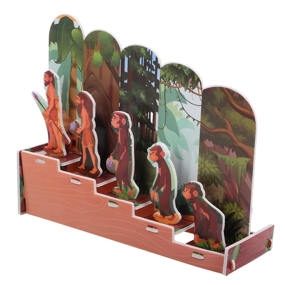 MOVTOTOP Human Evolution Puzzle For Kids Science Toys Puzzle Science Model Brain Teasers Games Popular Science Model Stem Toys Brain Teasers Model Kits Human Physiology