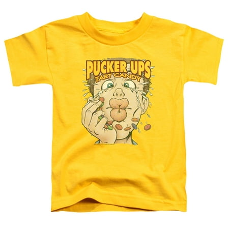 

Dubble Bubble - Pucker Ups - Toddler Short Sleeve Shirt - 2T