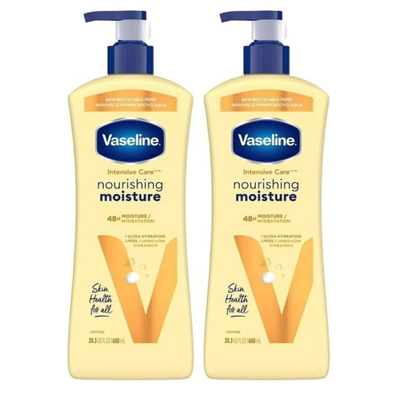 Vaseline Intensive Care Lotion Essential Healing 20.3oz (Pack of 2)