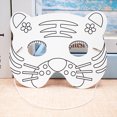 thumbnail image 5 of 10pcs Doodle Máscara en blanco Niños para colorear Juguete Pintura DIY Art Crafts Dibujo Papel Máscara (10pcs Tiger Mask), 5 of 5
