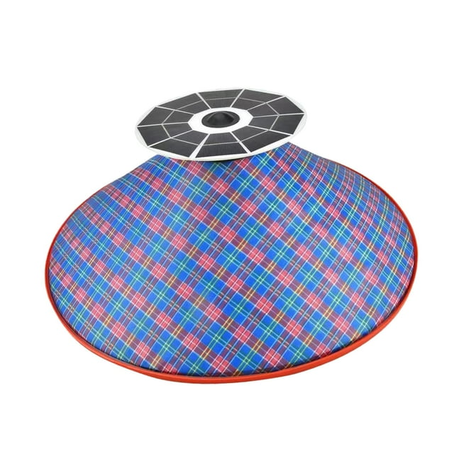 Gorro espumoso amplio con peligro de peces solares de pescado solar protección solar impermeable con tapa de enfriamiento de energía solar multifuncio red azul