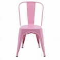 thumbnail image 3 of Tolix Roch chaise en rose clair, chaise en métal, 3 of 4