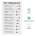 thumbnail image 2 of Rv Checklist Note Boar Plastic Rv Checklist Memo Portable Rv Checklist Notepad Reutilizable Checklist Note Pad Notebook Para El Hogar Cocina Viajar Rv Camping Cateissary EL014279-03, 2 of 5