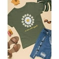 thumbnail image 3 of Love Myself Daisy Garland T-Shirt Women -Image by Shutterstock, Female 4X-Large, 3 of 4