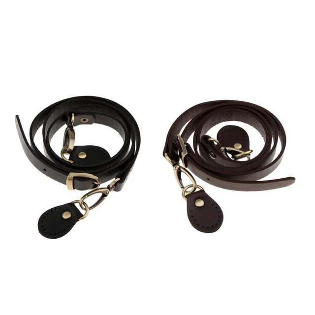2 Piezas de material cuero Lady Making Handbag Shoulder Bag Strap Replacement