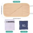 thumbnail image 2 of CNKOO Oil Pack Wrap Kit for Waist Mess-Free Reusable Leak-Proof Oil Pack with Adjustable Straps Soft Oil Pack Compress for Liver Detox Constipation Inflammation, 2 of 8