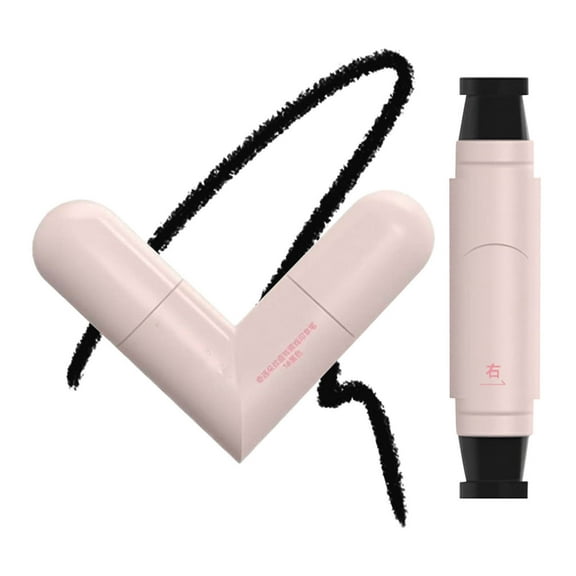 Eyeliner Stamp Wingliner,Eye Liner Stamp,Eyeliner Stamp,Wing Tip Pen,Double Ended Marker,Smudge Resistant Formula Quick Dry Ink Black Colour,Ideal for Parties,Travel,Workdays,Weddings(Black)