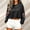 A3 Black, variant on Womens Cropped Sweatshirts Football Sweatshirts Workout Rugby Shirt Fall Fashion Must Haves Long Sleeve Baggy Plain Sports Mom Must Have Crop Tops Turtleneck Drop Shoulder Pullover Sweaters Brick Red