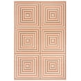thumbnail image 2 of Safavieh Linden Amelia Geometric Indoor/Outdoor Area Rug, Cream/Rust, 4' x 6', 2 of 8