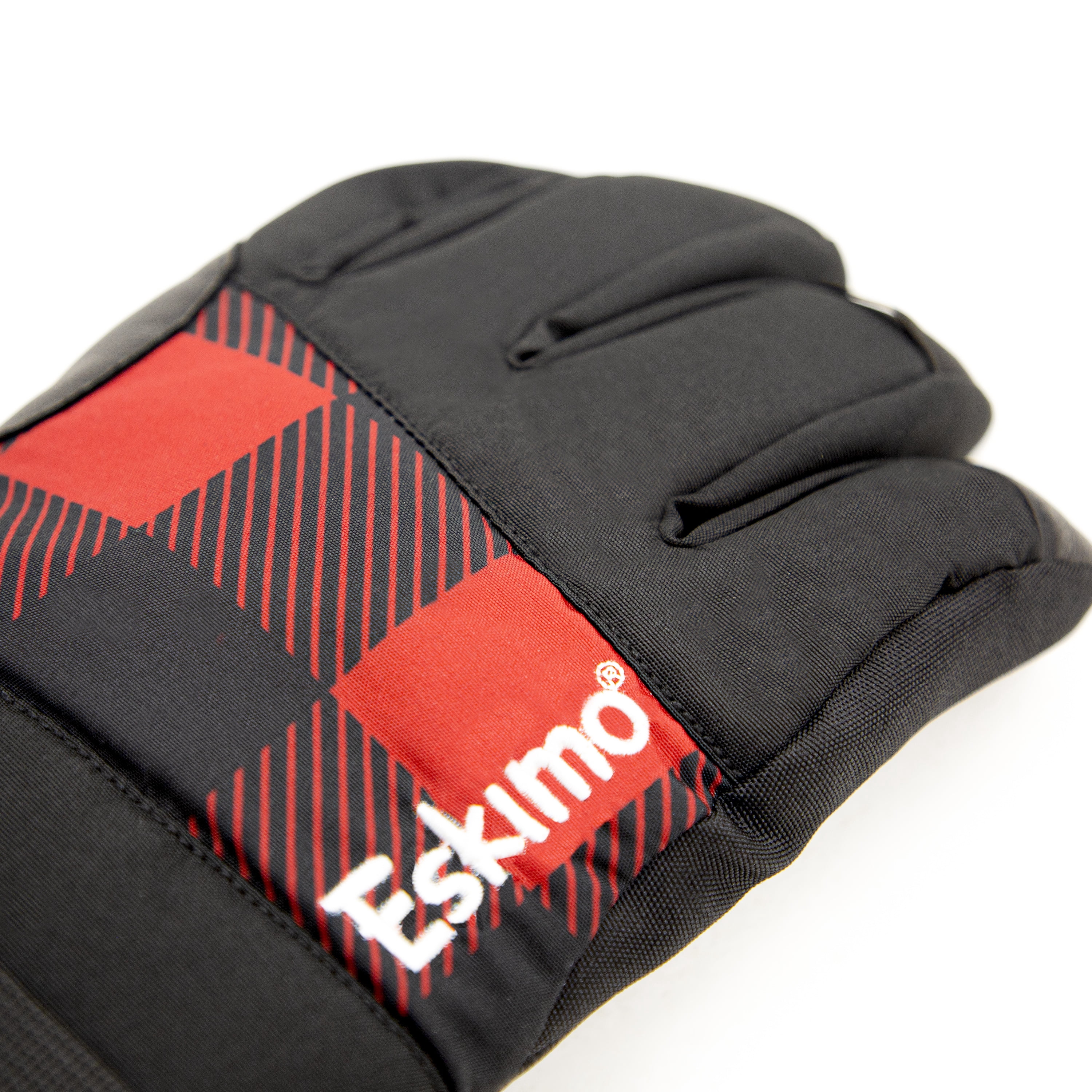 Eskimo 41592 Keeper™ Glove with Liner Glove, Gloves, Unisex, Black/Plaid, X-Small/Small