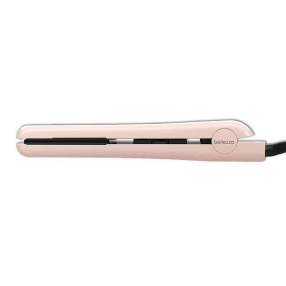 Bellezza BZA-FI-PNKV-TC Lux Beauty | 1.25' Solid Ceramic Ionic & Far-Infrared Technology Flat Iron - Pink Valentine