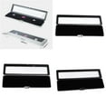 thumbnail image 2 of justharion Metal Jewlery Case Display Box Organizer Storage for Diamond Silver, 2 of 9