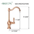 thumbnail image 3 of One-Handle Copper Drinking Water Filter Faucet Water Purifier Faucet, 3 of 5