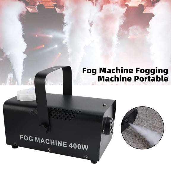 Mini 400W Fog Machine Fogging Machine Portable With Wireless Remote Control Club