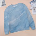 thumbnail image 6 of Colorful Marble Pattern Womens Casual Crewneck Sweatshirt Long Sleeve Tops Cute Pullover Loose Fit, 6 of 7