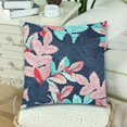thumbnail image 3 of MKHERT Leaves Pattern Pillowcase Pillow Protector Cushion Cover 18x18 inch,Set of 2, 3 of 3