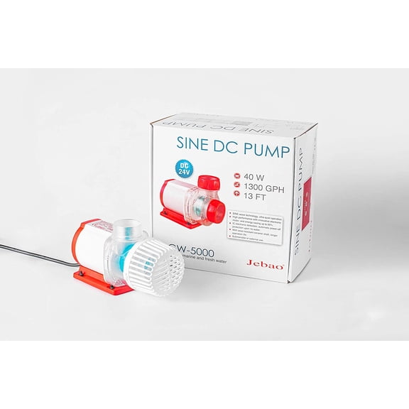 Jebao DCW-5000 SINE DC Controllable Water Pump, 1300GPH