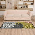 thumbnail image 2 of Yayeee Runner Rug for Bedroom 2'x6' Machine Washable Hallway Non Slip Mat, Abstract Boat, 2 of 8