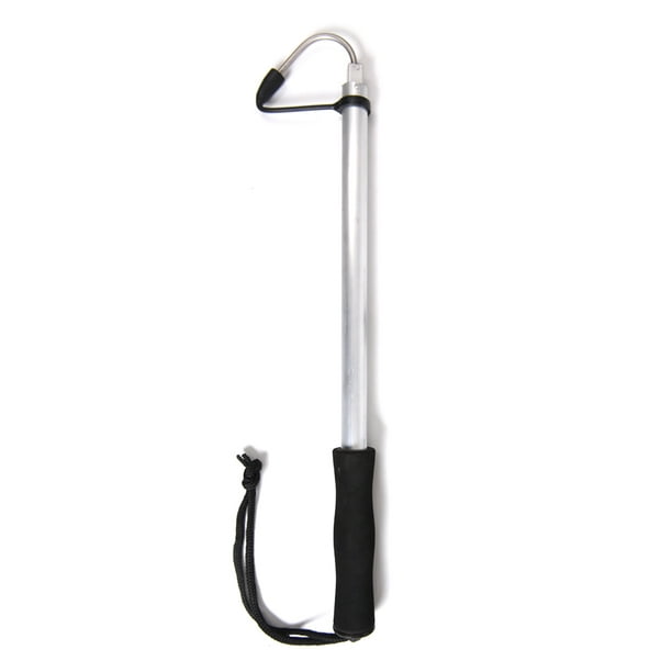 Anself 120cm Telescopic Stainless Steel Ice Fishing Gaff Outdoor Sea Fishing Spear Hook Tackle Tool 120cm