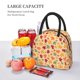 thumbnail image 5 of Easygdp Autumn Maple Leaves Bolsa de Almuerzo Insulada Grande, Forro de Aluminio, Diseño Espacioso, a Prueba de Fugas, Ideal para Trabajo, Picnics, Viajes y Actividades al Aire Libre, 5 of 6