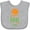 AC-Heather Grey, variant on Inktastic Happy Fall Y'all, Pumpkin, Arrow, Fall, Autumn Boys or Girls Baby Bib