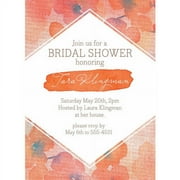 Floral Weave Standard Bridal Shower Invitation