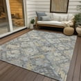thumbnail image 6 of Addison Rugs Chantille Indoor/Outdoor Transitional Diamonds Gray Washable Rectangle Rug, 10' x 14', 6 of 6