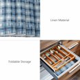 thumbnail image 6 of Placemats Set of 6, Blue Plaid Woven Placemat, Linen Place Mats for Kitchen/Dining Tables, Modern Simple Watercolor Buffalo Lattice Washable Table Mats for Party, 6 of 8