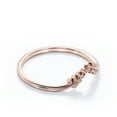 thumbnail image 3 of JeenMata Inspired By Nature - Vine Leaf Ring - Wedding Band - 18K Rose Gold Plating over Silver, 3 of 6