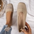 thumbnail image 5 of Willtoo Women's Casual Flat Shoes Breathable Knit Slip On Comfortable Ballet for Daily Wear Spring Summer, 5 of 7