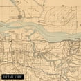 thumbnail image 2 of 1889 Map of Multnomah County Oregon - Vintage Map Wall Art - Multnomah County Portland Oregon Map showing Lot Lines, Landowners, Schools, Churches, Post Offices, 2 of 8