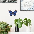thumbnail image 5 of Decoración de Pared Al Aire Libre Decoración de Mariposas Decoración de Pared de Mariposas de Metal para Valla Pared de Metal para Decoraciones del Hogar Azul, 5 of 5