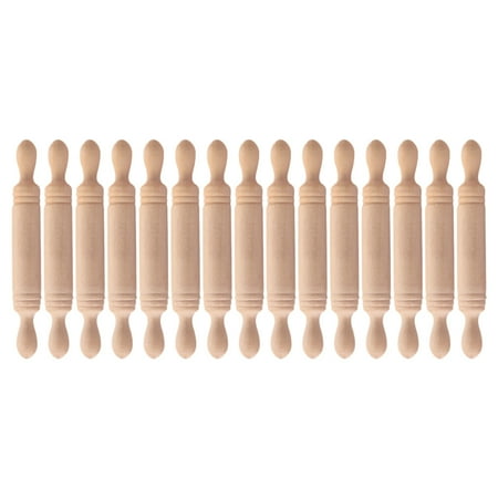 

NUOLUX 15Pcs Kids Rolling Pin Models Mini Rolling Sticks Simulation Kitchen Toys