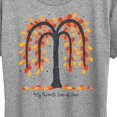 thumbnail image 3 of Instant Message - My Favorite Time Of Year Fall Tree - Women's Short Sleeve Graphic T-Shirt, 3 of 6