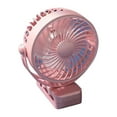 thumbnail image 2 of Latrodar Clip On Fan - USB Rechargeable With Strong Airflow, Adjus-table Non-Toxic table Small Desk Fan Pink 7.2x6 Inch Home Essentials, 2 of 5