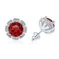 thumbnail image 3 of 2cttw Moissanite Hypoallergenic Earrings D Color VVS1 clarity Sterling Silver Diamond Earrings Studs Moissanite Earrings for Women Men with Certificate, 3 of 9