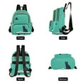 thumbnail image 4 of FORMRS Mini Backpack Purse for Women Travel Daypack Casual Shoulder Bag, Green Cat, 4 of 7