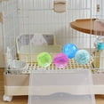 thumbnail image 4 of IUAMXWU Hamster Running Ball Toy - Green 10x10cm Transparent Plastic for Small Pets, 4 of 6