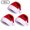 Type B 3Pcs, variant on Zaldita Adults Christmas Hat Santa Hat Holiday Velvet Comfort Extra Thicken Fur Xmas Hat for New Year Type A 1Pc One Size