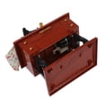 thumbnail image 3 of Como Wind Up Vintage Mini Sewing Machine Style Mechanical Music Box, 3 of 6