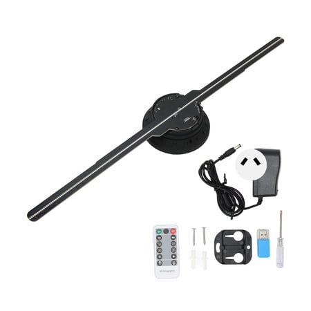 3D Hologram Fan 512x234P Resolution 234 LED Beads 16.5in Hologram Advertising Machine for Party Shop 100?240V AU Plug