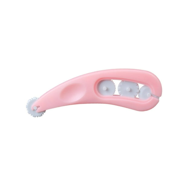 Matsuzay 4 piezas de herramientas de repostería en relieve, portátil, fácil de usar, rueda para cortar Fondant, molde ligero para pastel de Cocina y Comedor