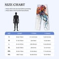thumbnail image 4 of Fotbe Colorful Floral Jellyfish Pantalones de Pijama para Hombre, Pantalones de Dormir, Pantalones de Casa con Cintura Ajustable y Bolsillos-Small, 4 of 6